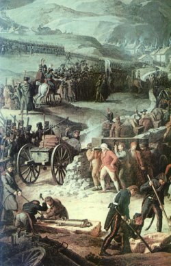 Armia francuska przekracza Alpy